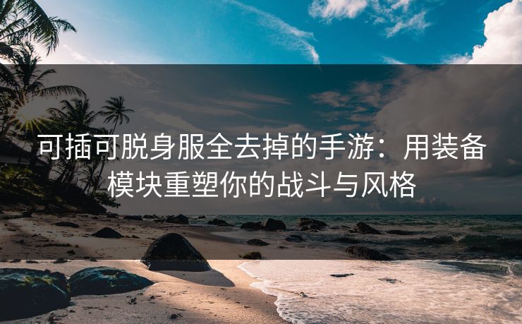 可插可脱身服全去掉的手游：用装备模块重塑你的战斗与风格